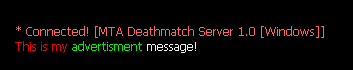 Colored messages supported